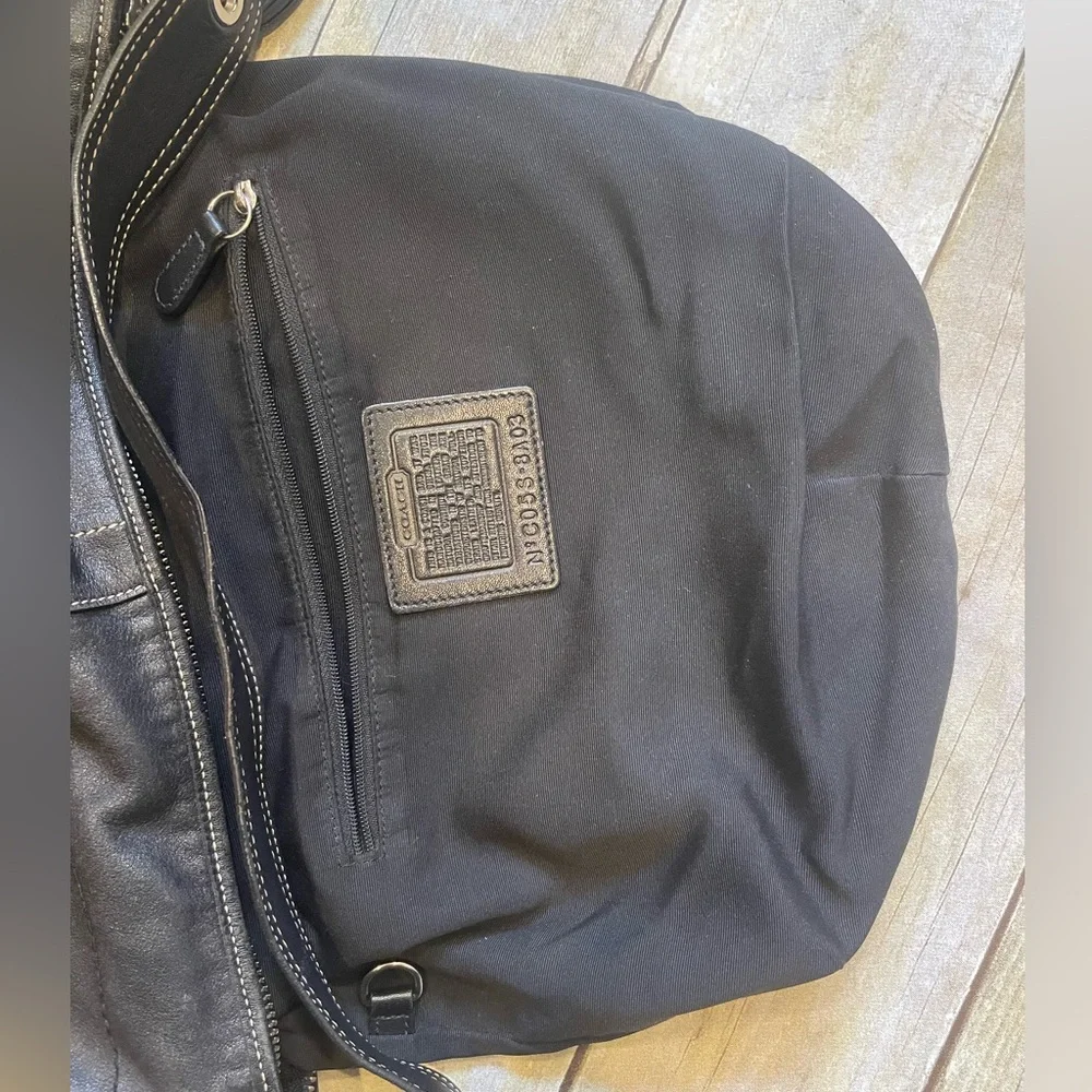 COACH Black Leather Shoulder Bag - Picture 9 of 14